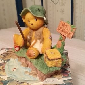 NIB vintage Boy Fisherman figurine